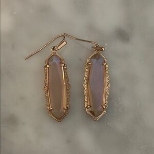 Kendra Scott Rose Gold Drop Earrings